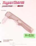 Hypertherm-Hypertherm PowerMax 190c, Plasma Arc Cutting Operations Maintenance and Parts Manual 2004-190c-Powermax-01